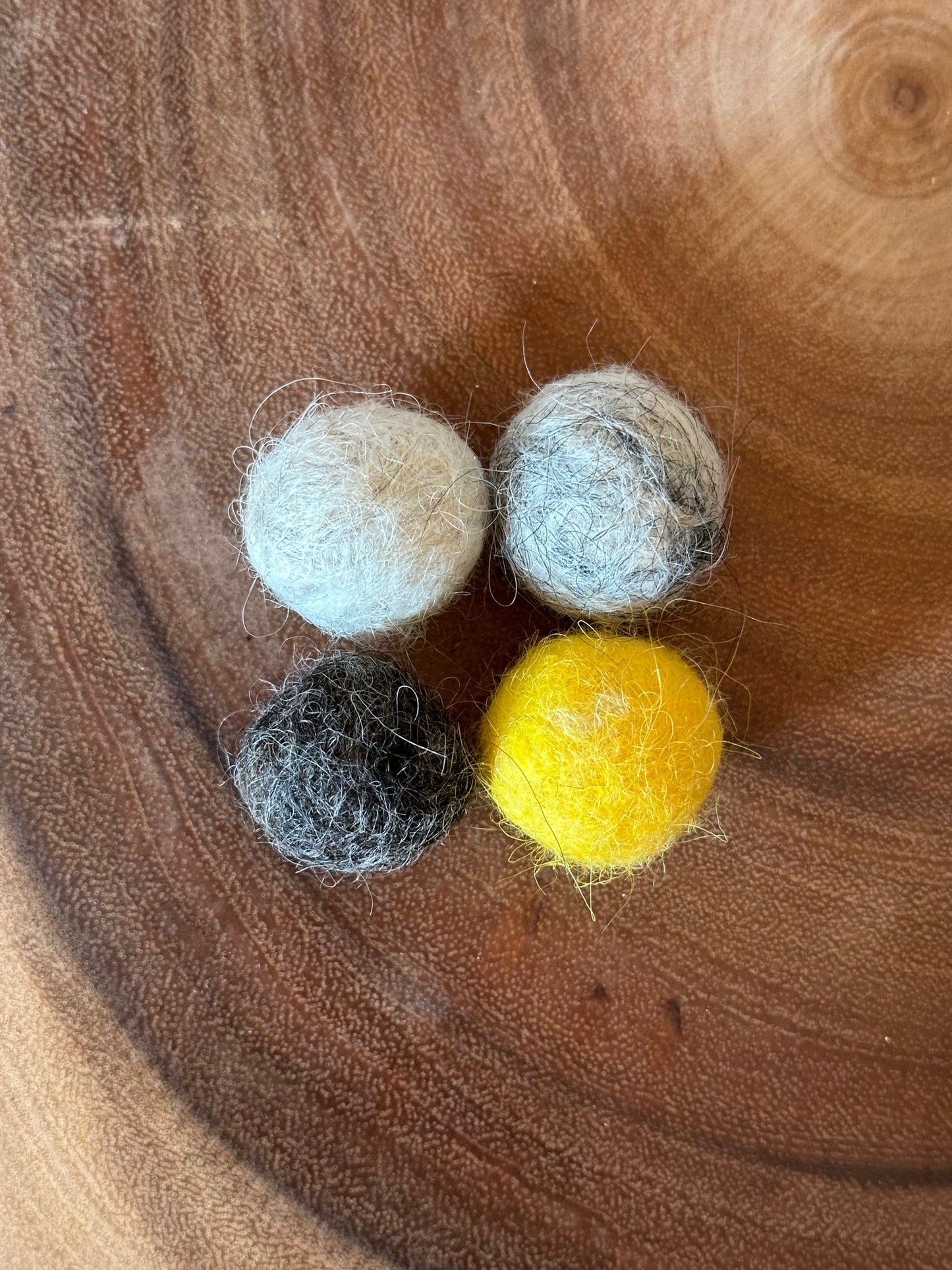 Felted Wool Ball Garland